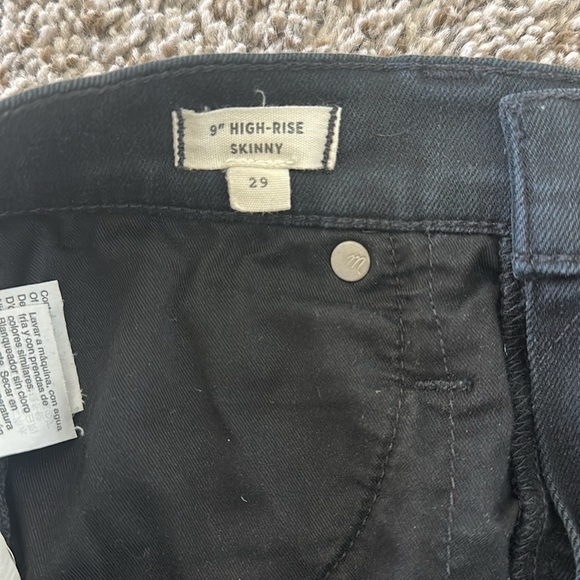 Madewell black high rise skinny jeans - Picture 3 of 3